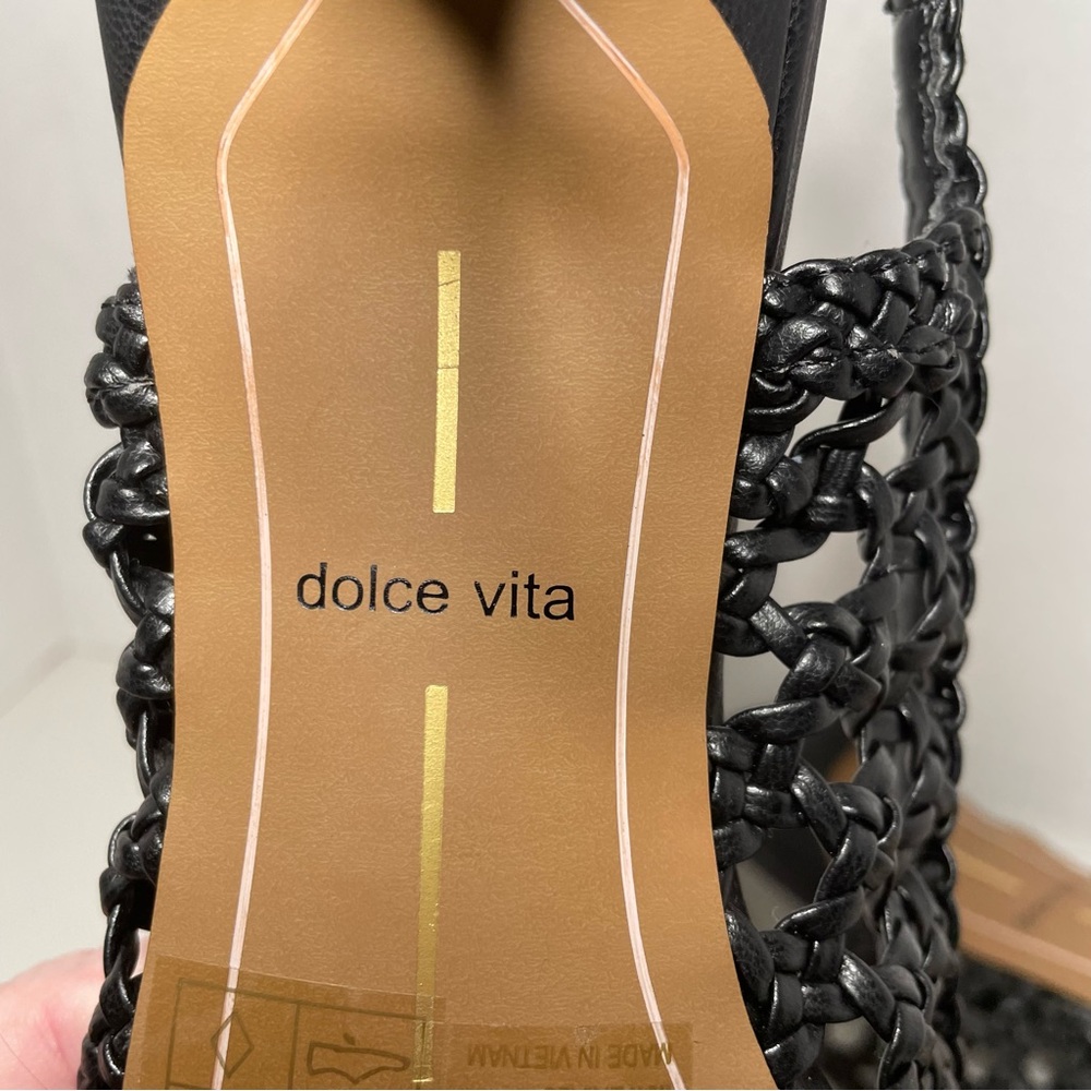 Dolce Vita Black Slingback Heels - Picture 7 of 8